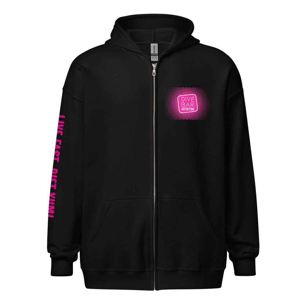 Bar's OPEN - Unisex Magenta Zip-up