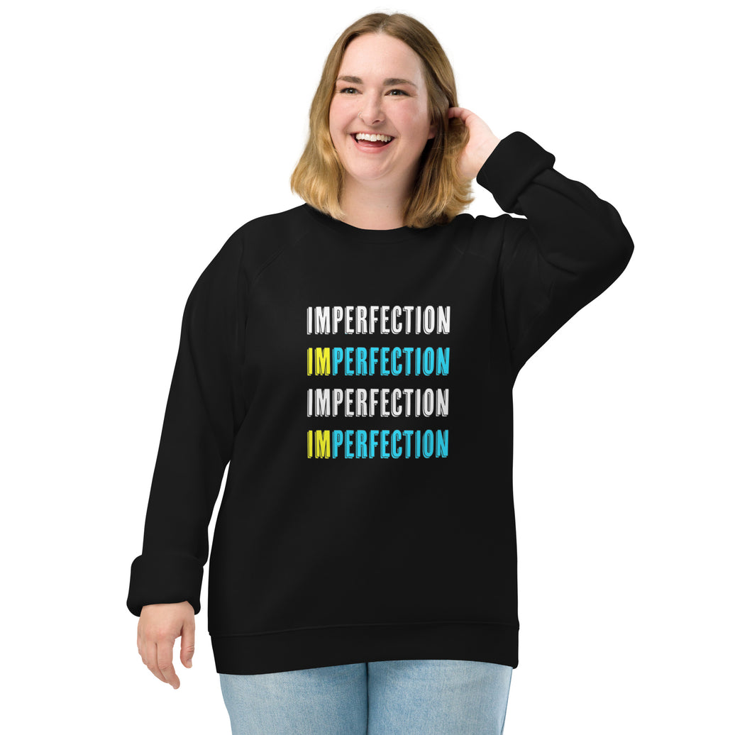 IM PERFECTION yellow/blue Unisex sweatshirt