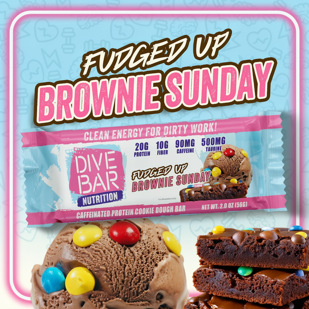 Fudged Up Brownie Sunday - 6 bars