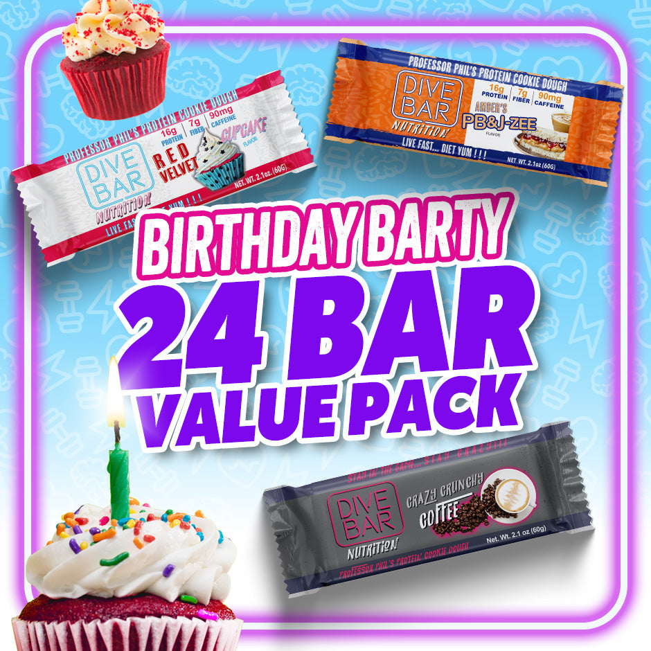Birthday Barty - 24 Bar Super Valu Pack !