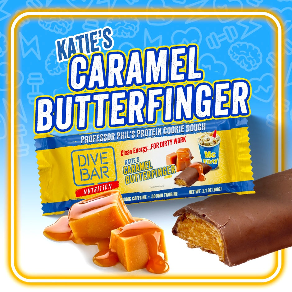 Katie's Caramel ButterFinger - 6 bars