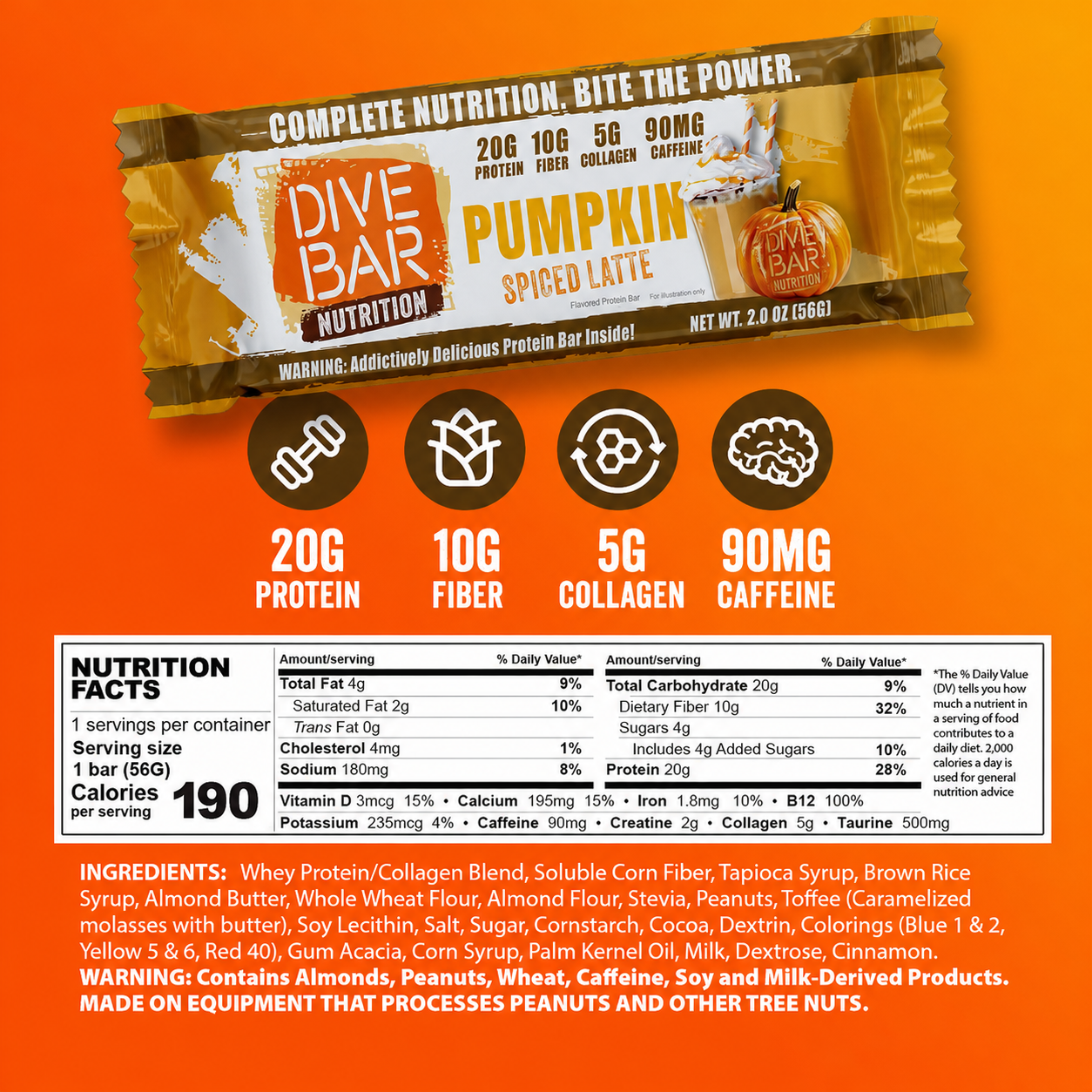 NEW Pumpkin Spice Latte - 6 Bars