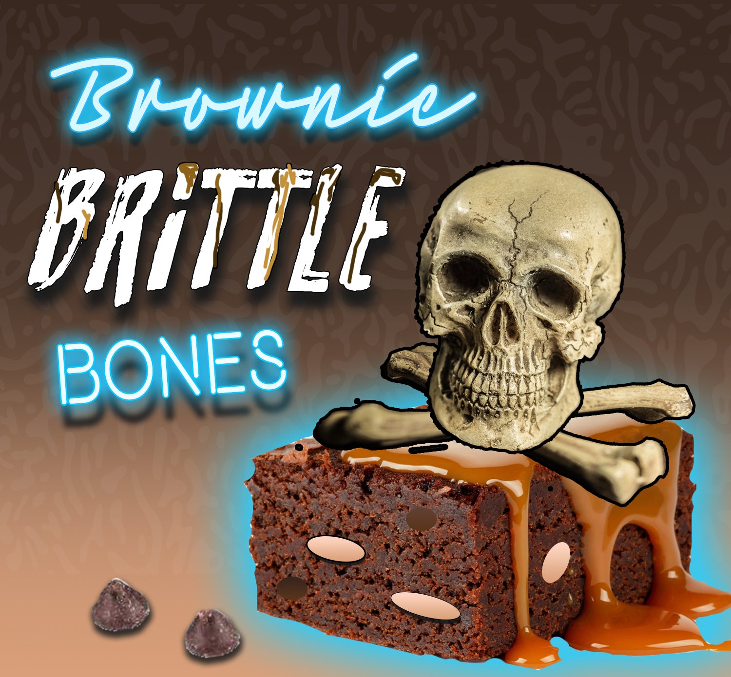 Brownie BRITTLE  BONEZ - 6 Bars