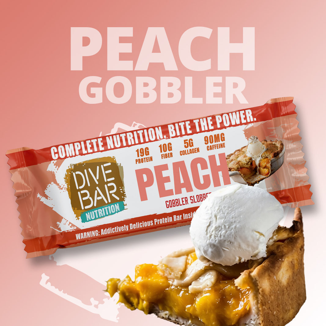 PEACH COBBLER - 6 Bars