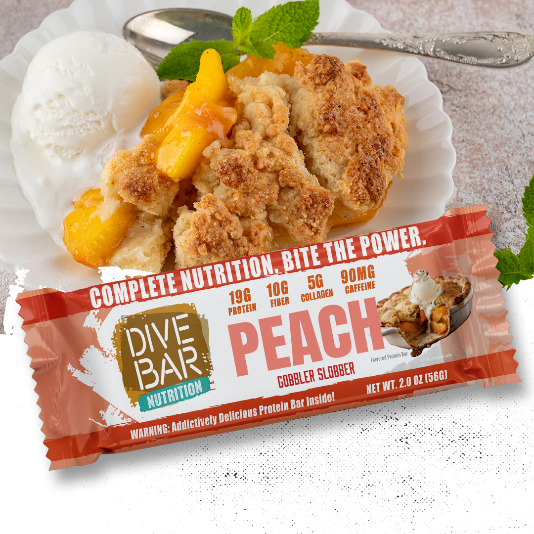 PEACH COBBLER - 6 Bars
