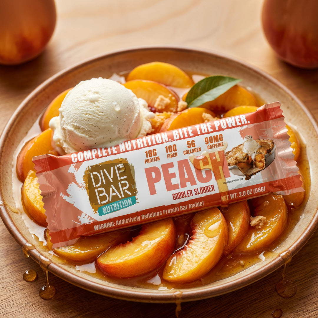 PEACH COBBLER - 6 Bars