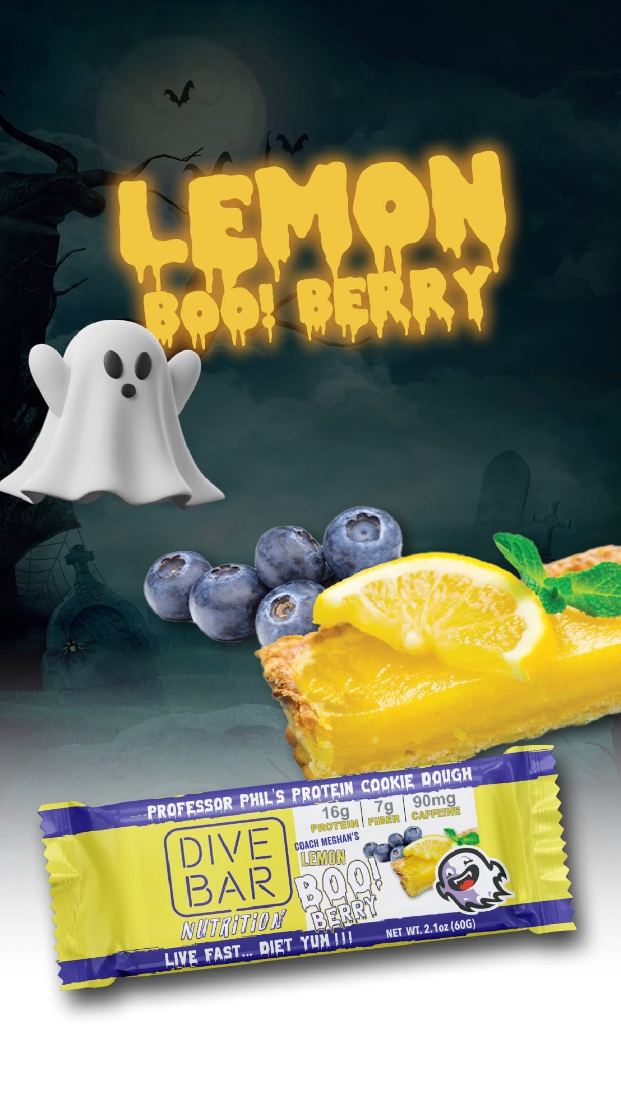 Lemon Boo-Berry - 6 Bars