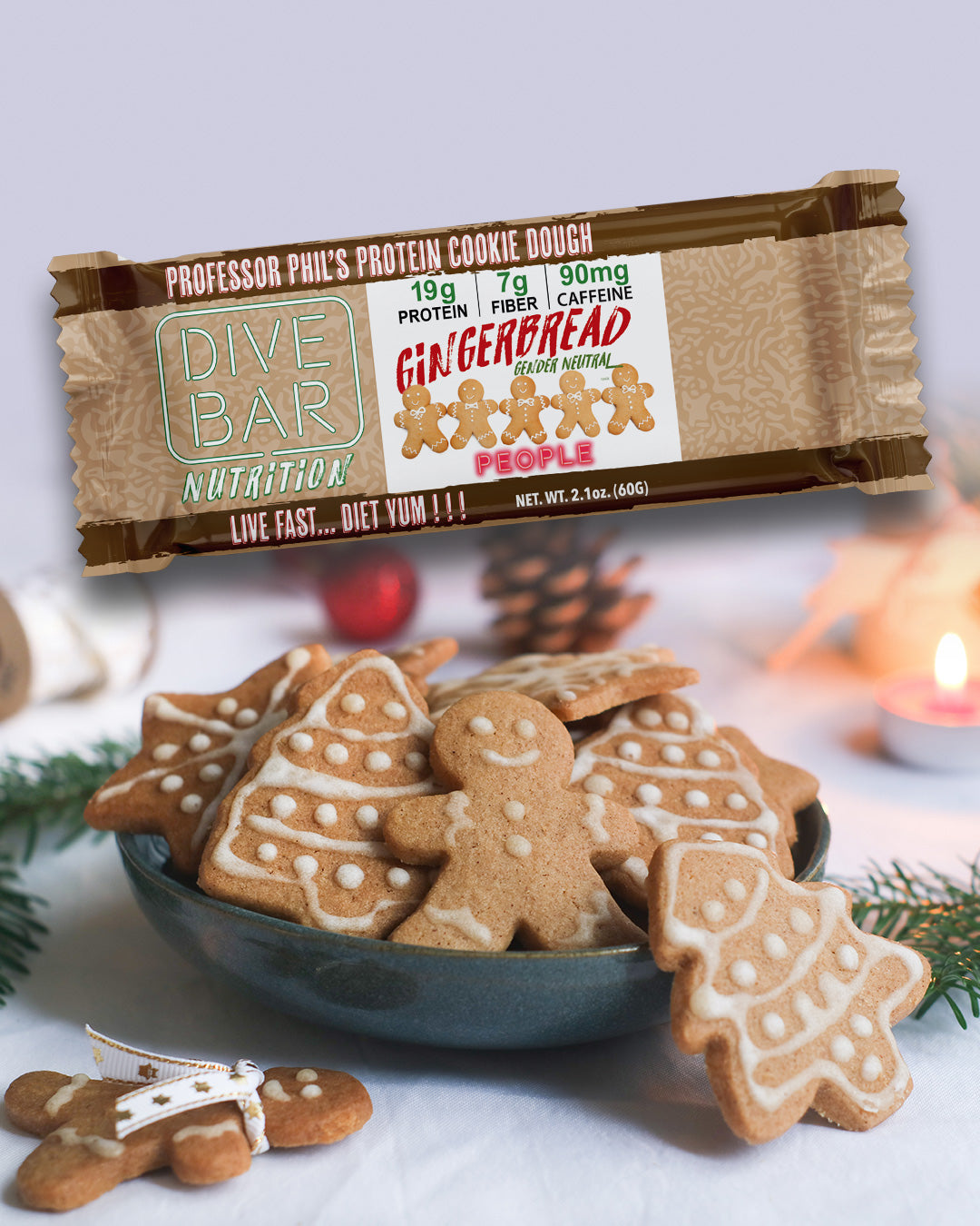 GINGERBREAD COOKIE - 6 bars
