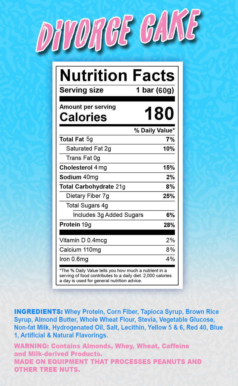 Divorce Cake - 6 Bars