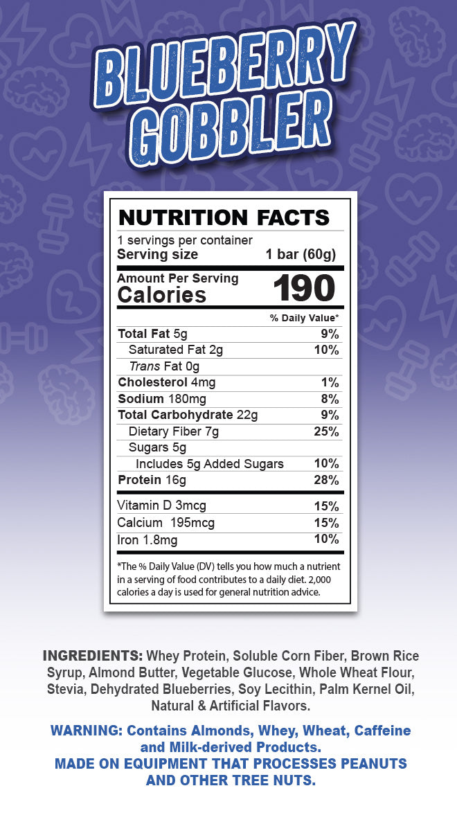 Blueberry Gobbler - 6 Bars