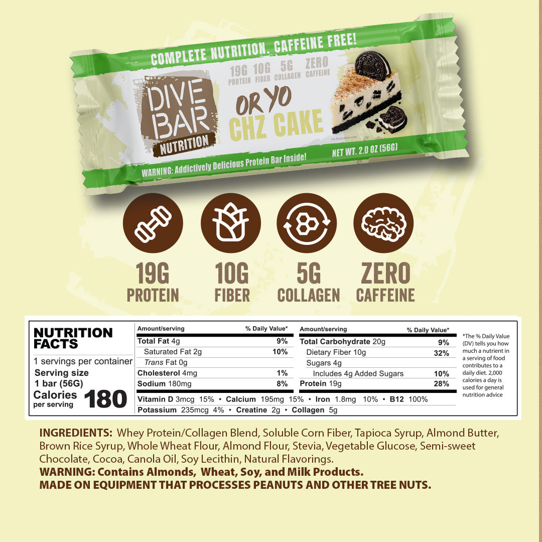 DECAF Or-Yo Cheezecake - 6 bars - Value Menu
