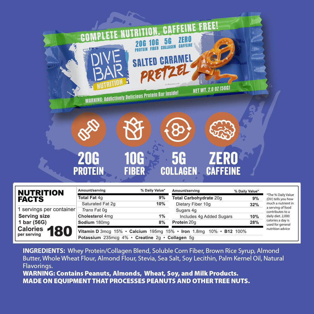 Decaf Salted Caramel Pretzel - 6 bars