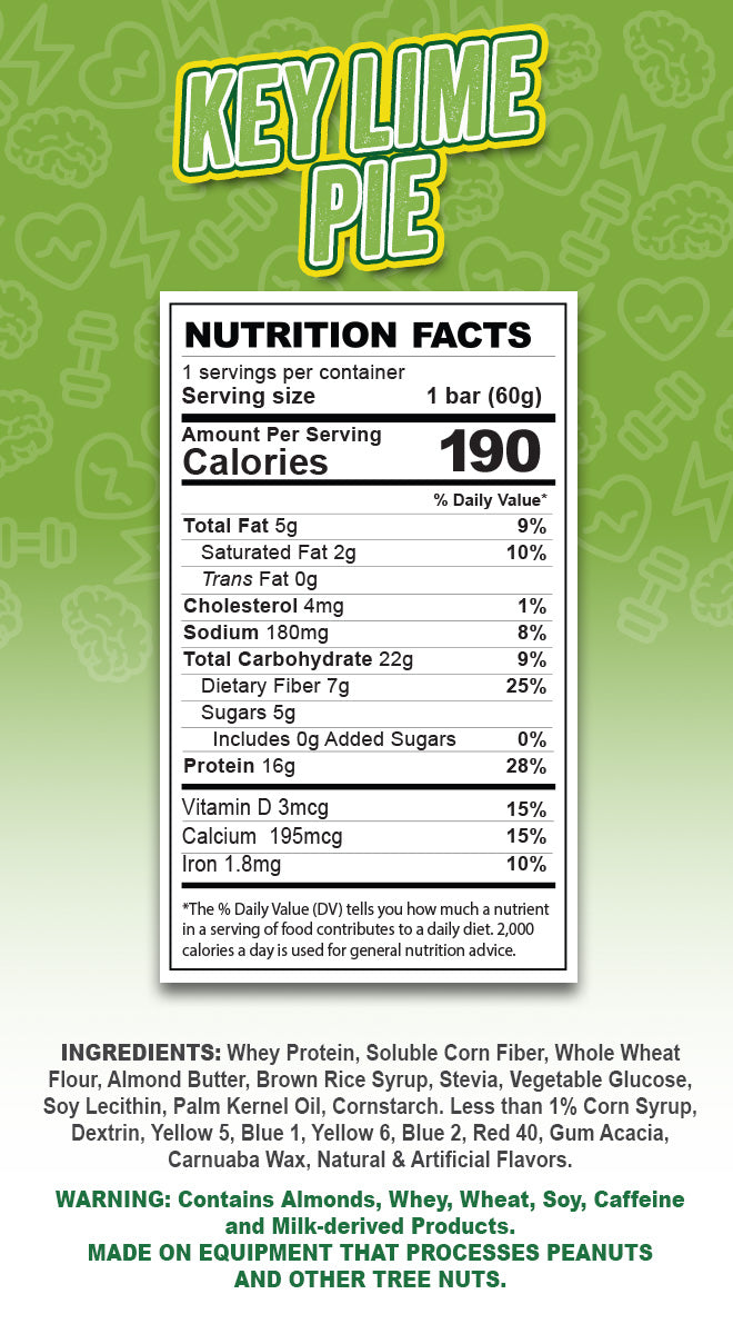 Key Lime Pie - 6 bars