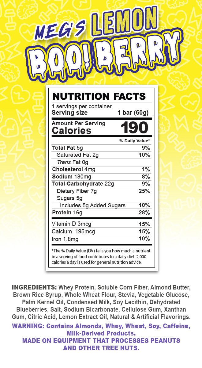 Lemon Boo-Berry - 6 Bars