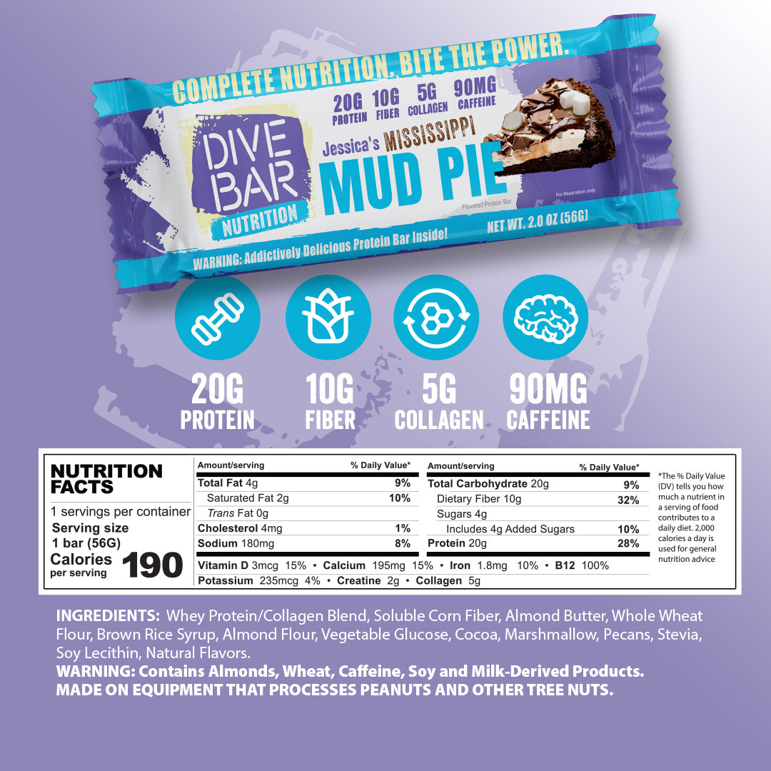 JESSICA'S MISSISSIPPI mud PIE - 6 bars