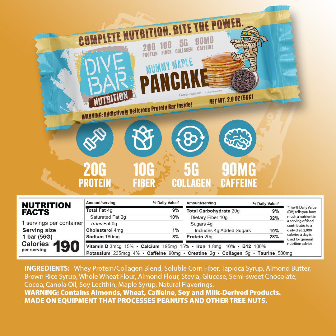 Teresa's Mummy Maple Pancake - 6 bars