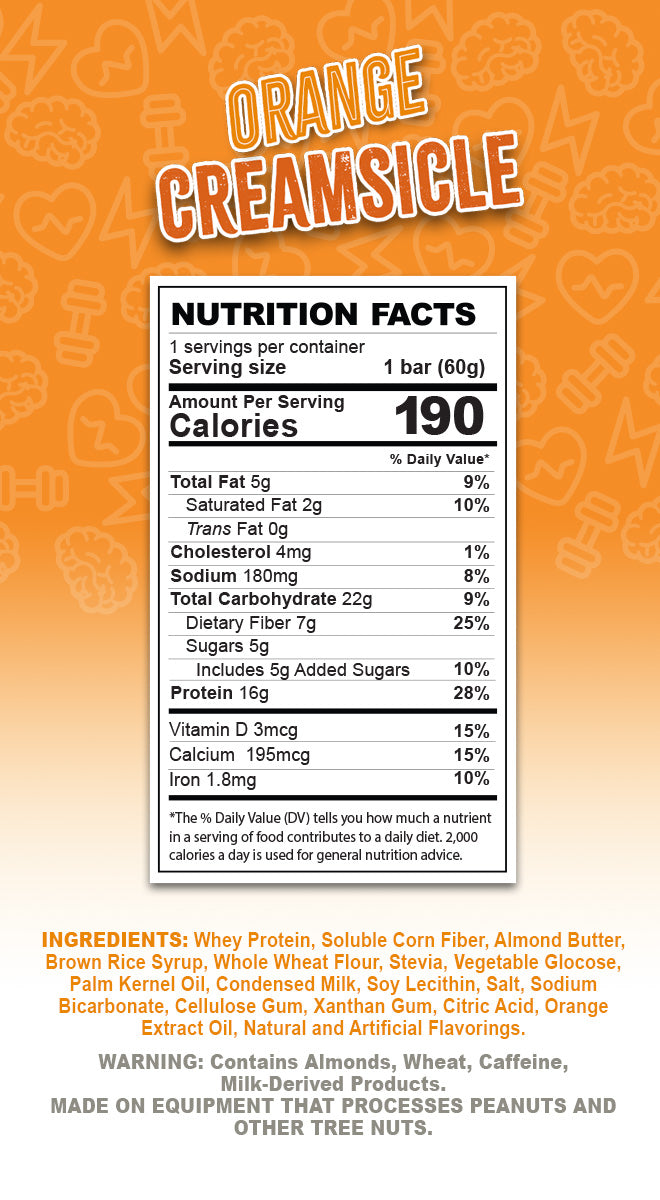 Orange Creamsicle - 6 Bars