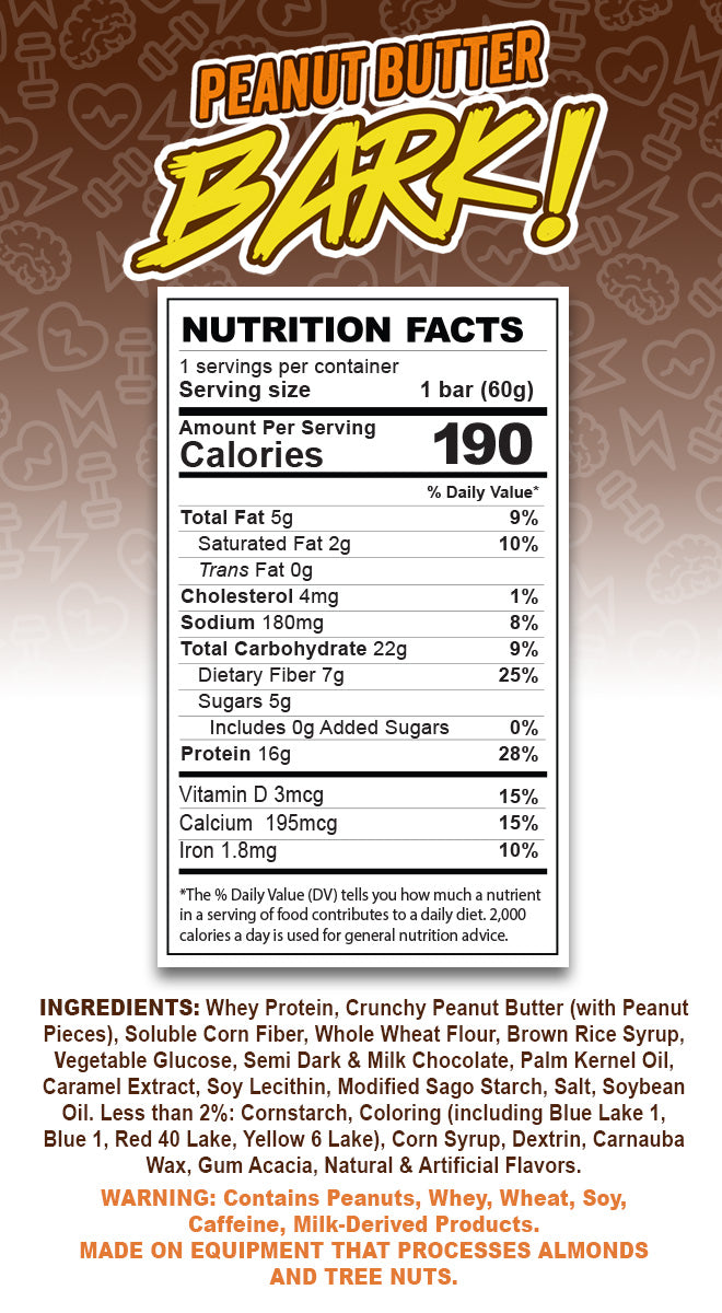 Peanut Butter Bark - 6 Bars