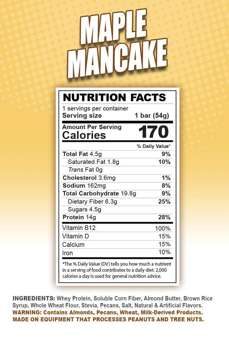 Bake Ems - Maple Mancake 6 bars