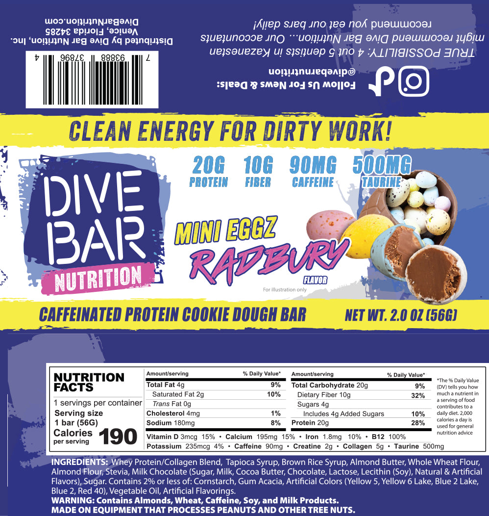 RADBURY MINI  EGGZ - 6 Bars