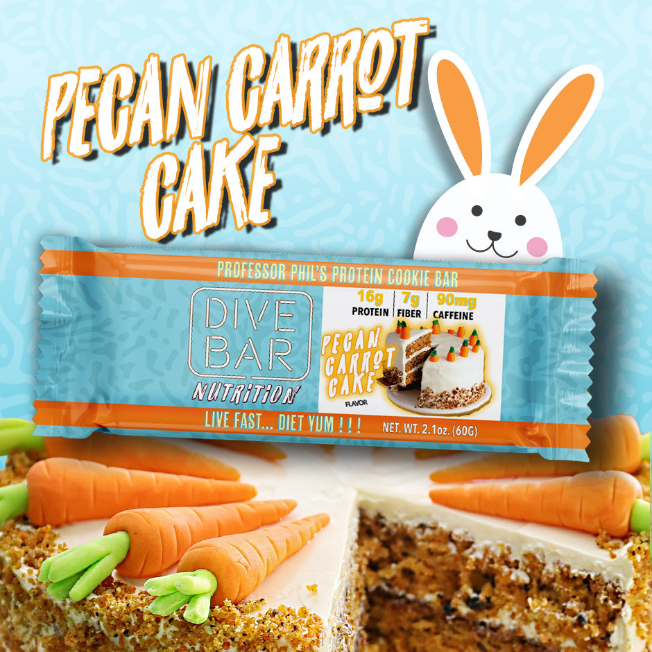 Pecan Carrot Cake - 6 Bars