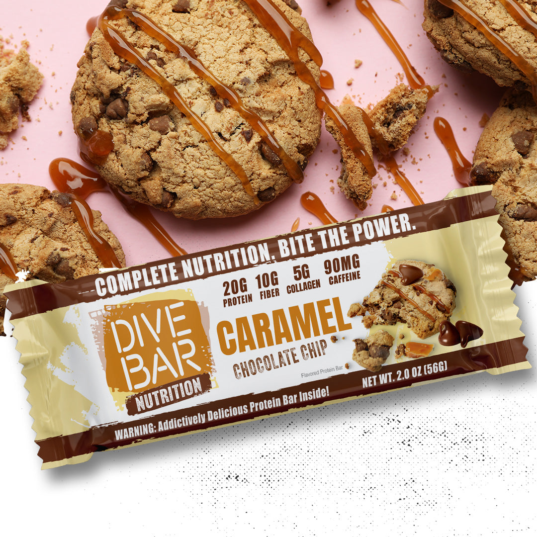 CARAMEL CHOC CHIP - 6 Bars