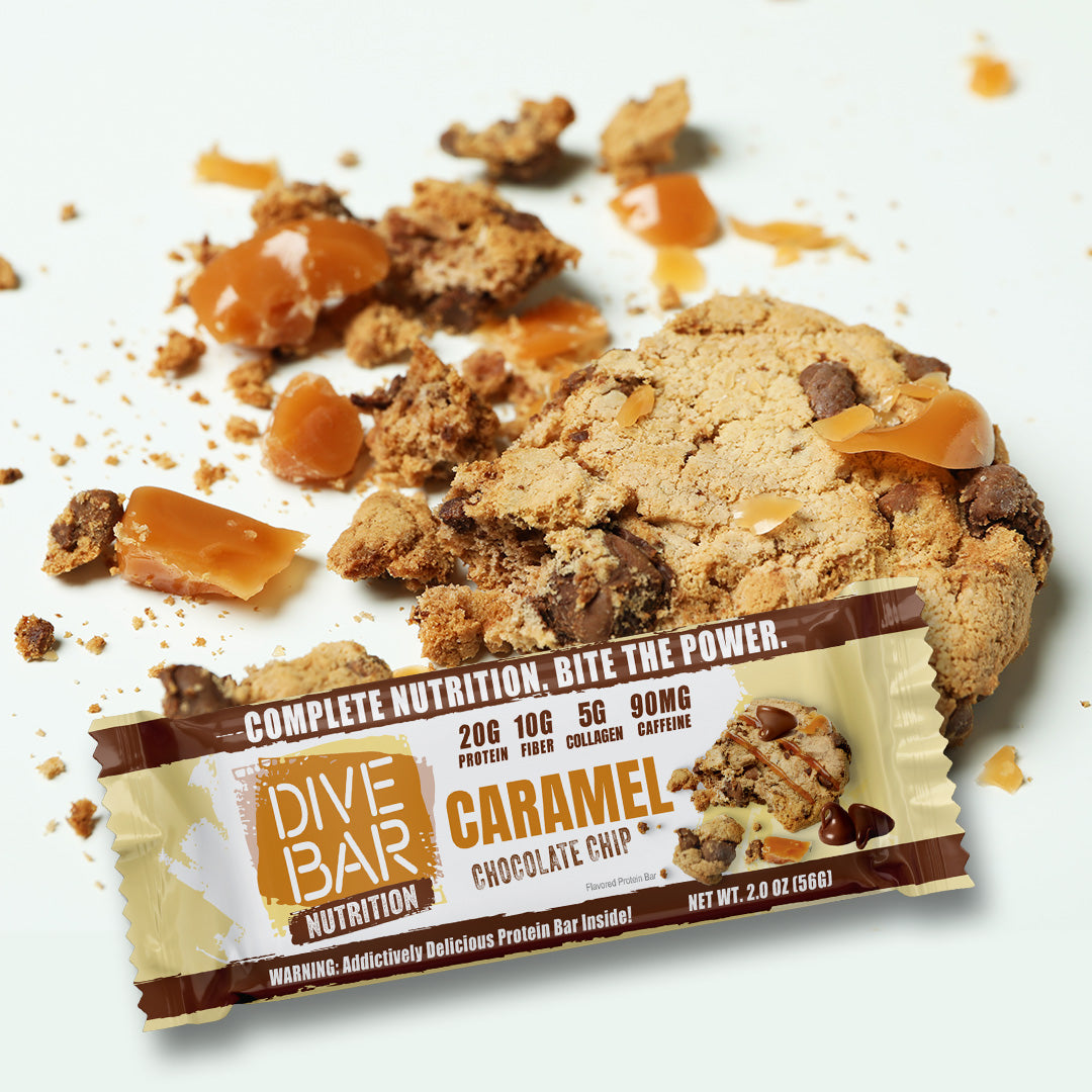 CARAMEL CHOC CHIP - 6 Bars