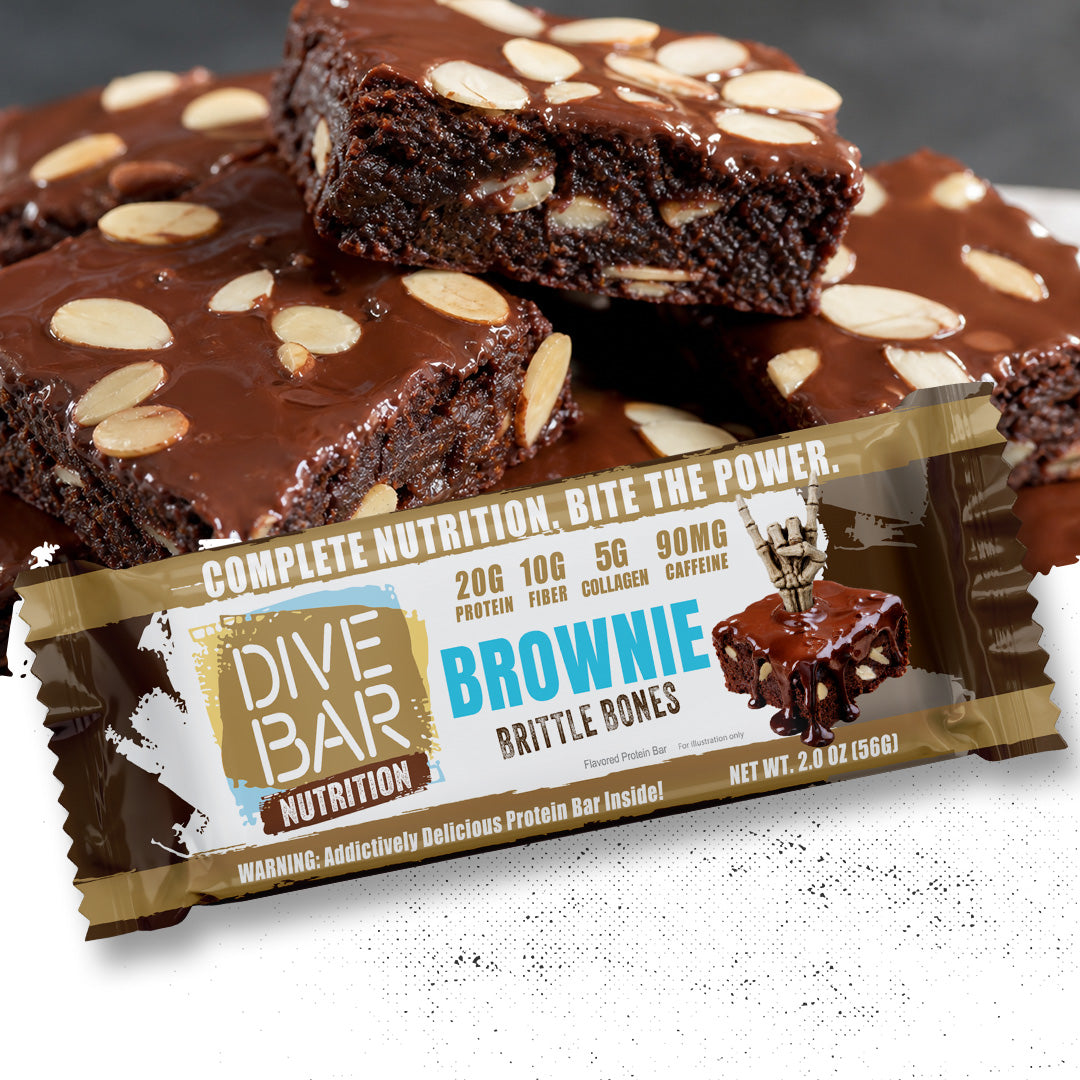 Brownie Brittle  Bonez - 6 Bars