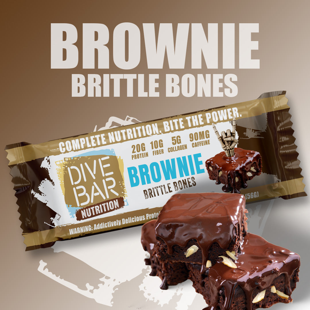 Brownie Brittle  Bonez - 6 Bars