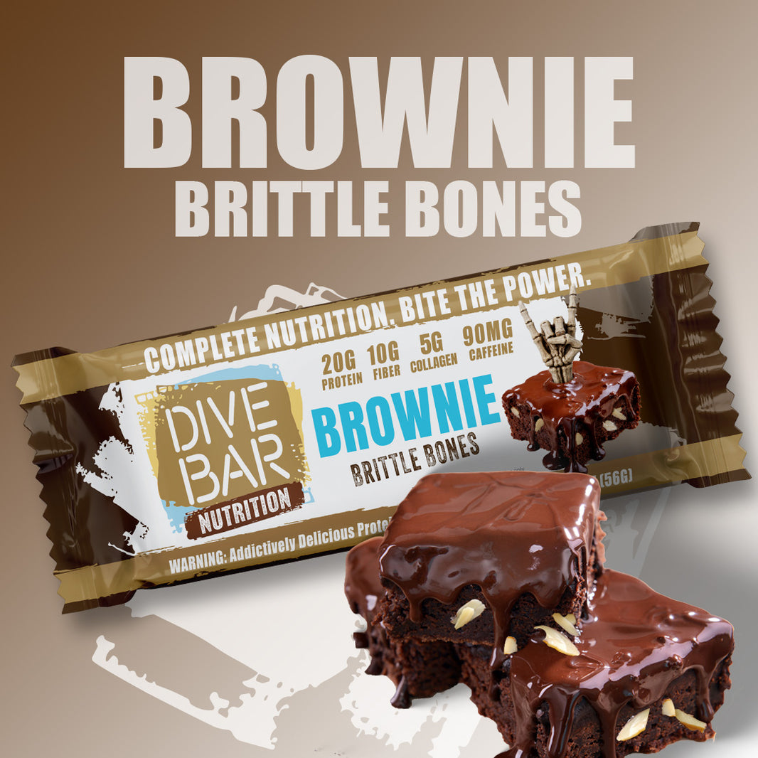Brownie Brittle  Bonez - 6 Bars