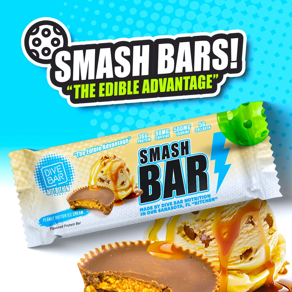 SMASH Bar - Peanut Butter Ice Cream - 6 Bars