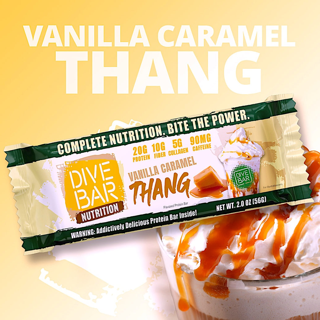 Proffee Queen's Vanilla Caramel THANG - 6 bars