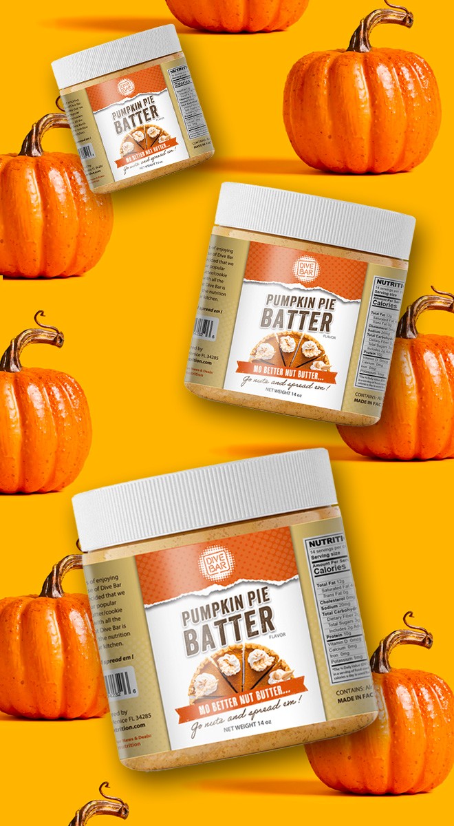 PEANUT & ALMOND BUTTER - Pumpkin Pie Batter