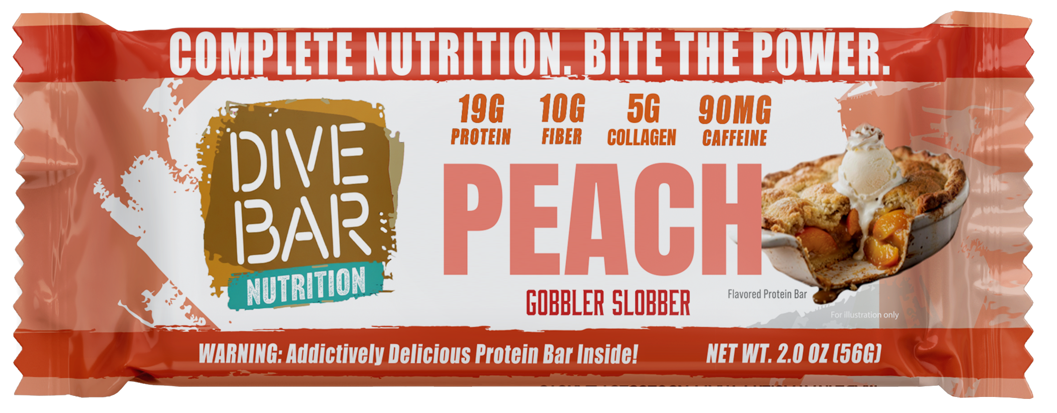 PEACH COBBLER - 6 Bars