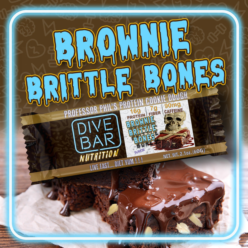 Brownie Brittle  Bonez - 6 Bars