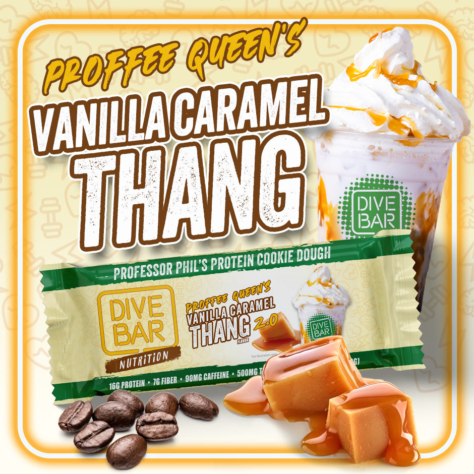Proffee Queen's Vanilla Caramel THANG - 6 bars