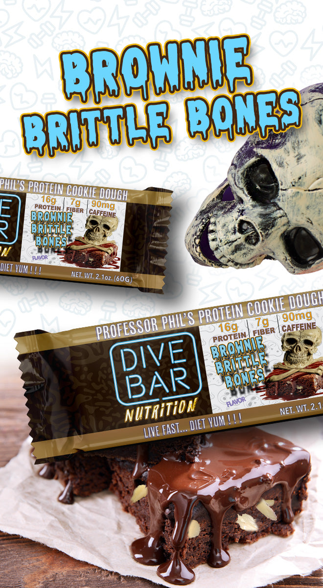 Brownie Brittle  Bonez - 6 Bars