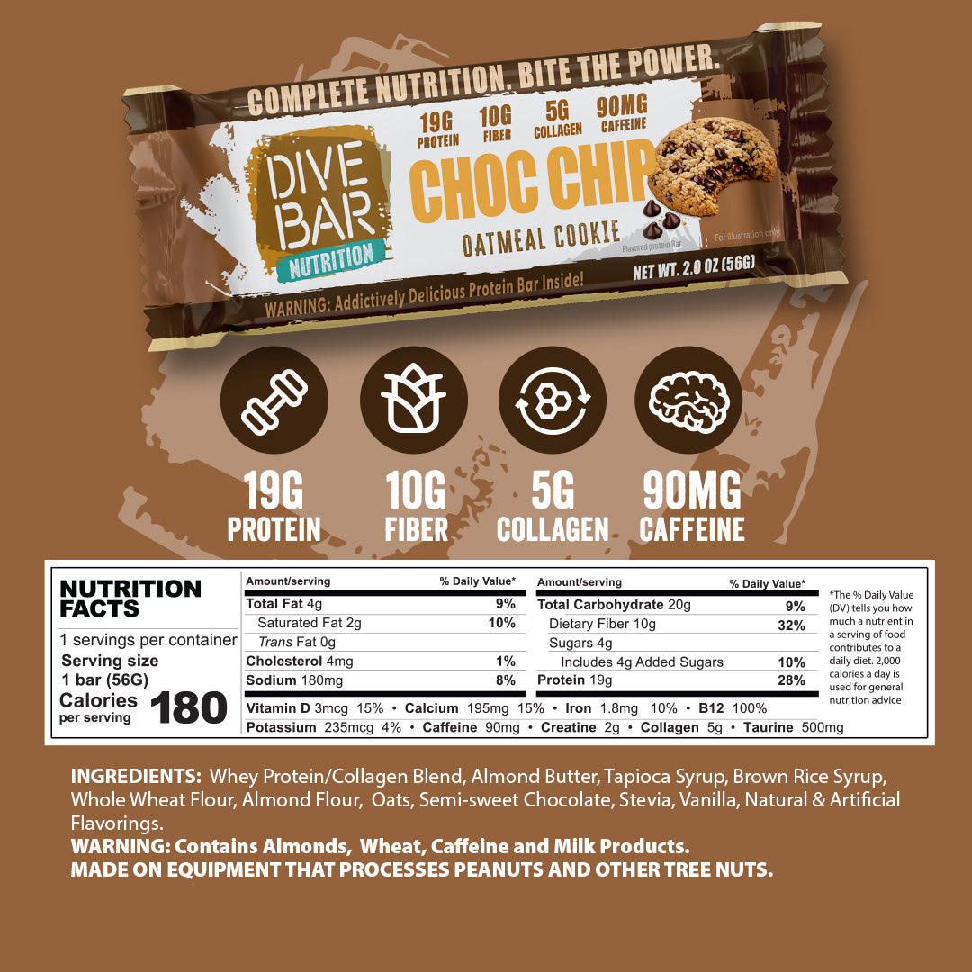 Oatmeal Chocolate Chip - 6 bars