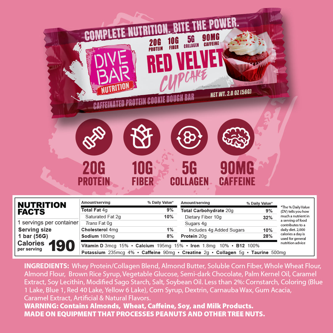 RED VELVET CUPCAKE - 6 BARS