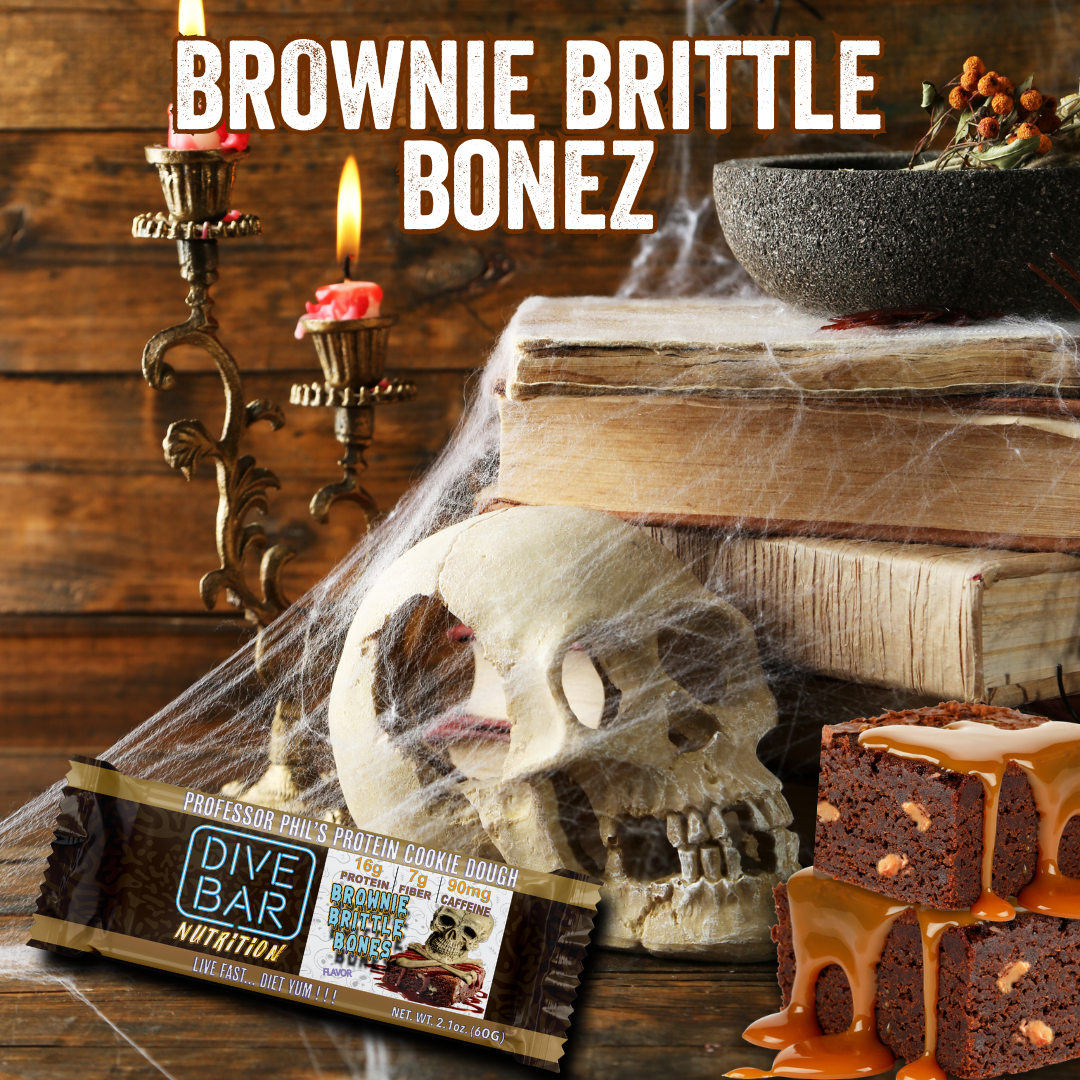 Brownie Brittle  Bonez - 6 Bars