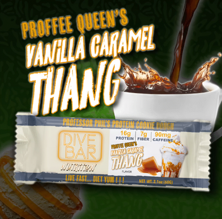 Proffee Queen's Vanilla Caramel THANG - 6 bars