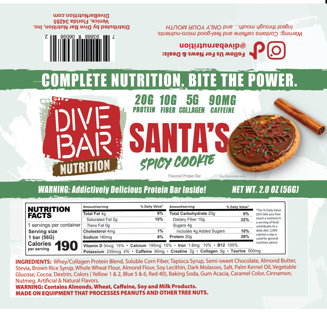 Santa Spicy Nightlife Cookie - 6 bars