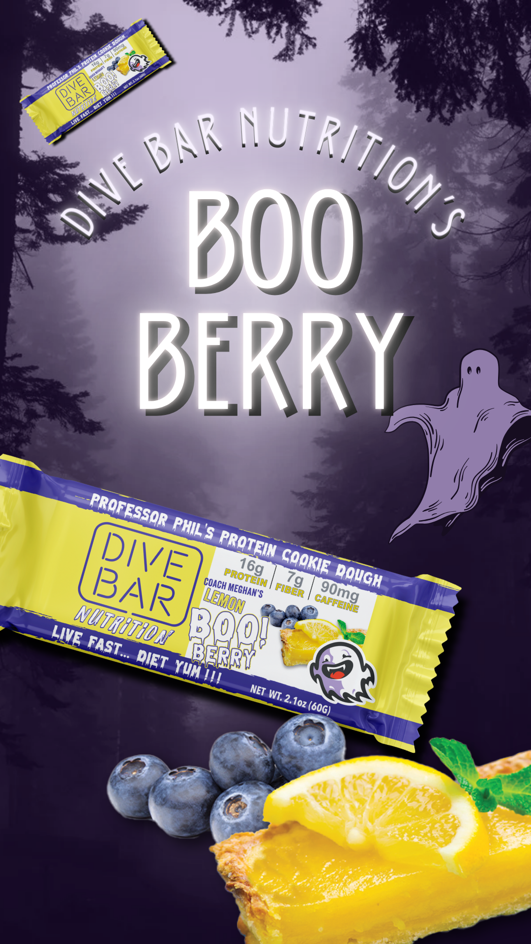 Lemon Boo-Berry - 6 Bars