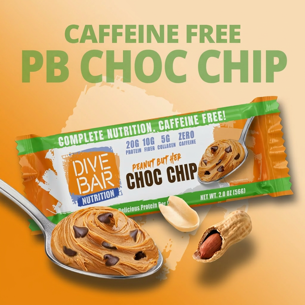 DECAF PB Chocolate Chip - 6 Bars