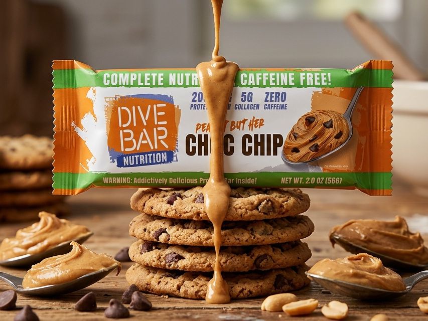 DECAF PB Chocolate Chip - 6 Bars