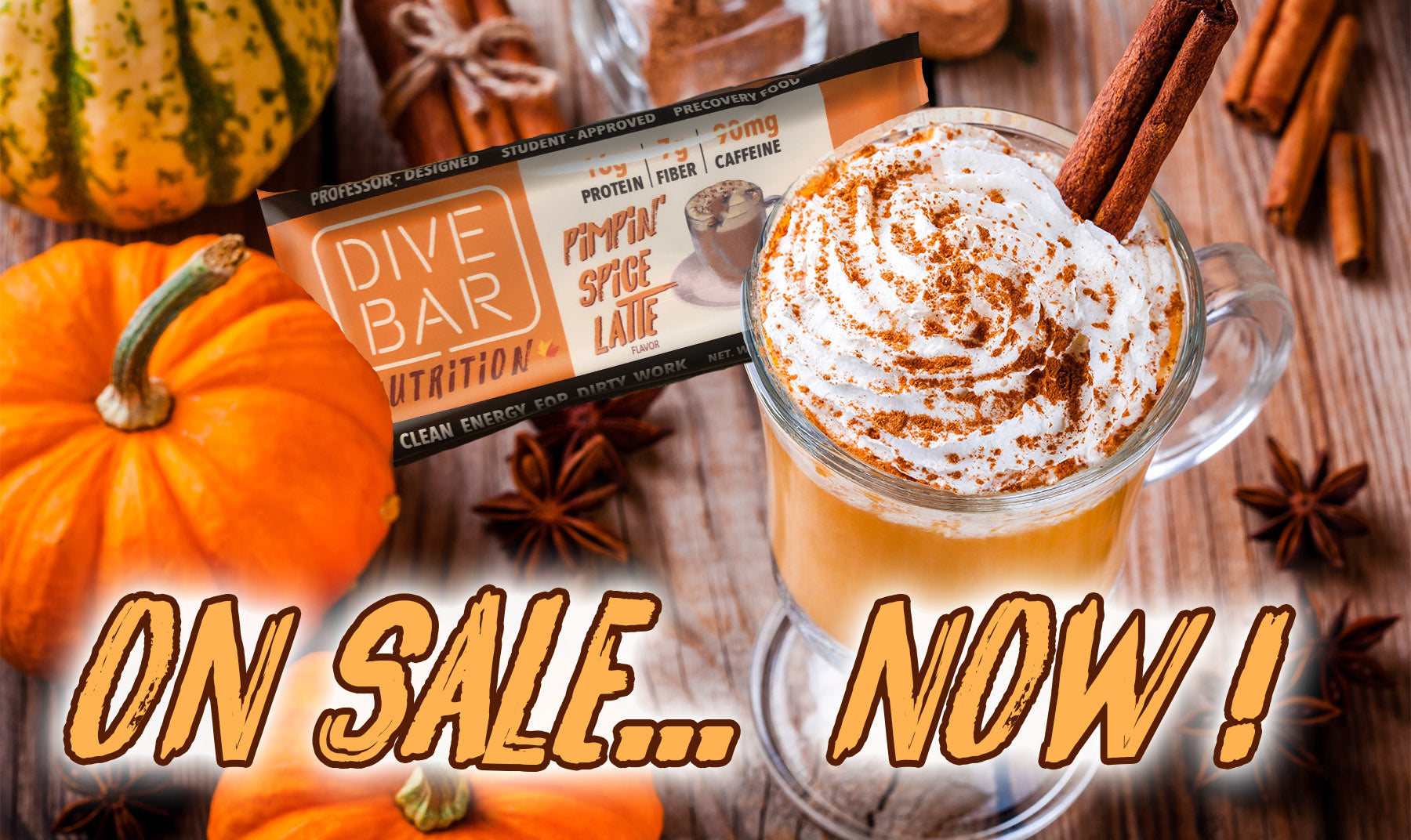 ORIGINAL Pumpkin Spiced Latte w/ coffee flavor- 6 Bars