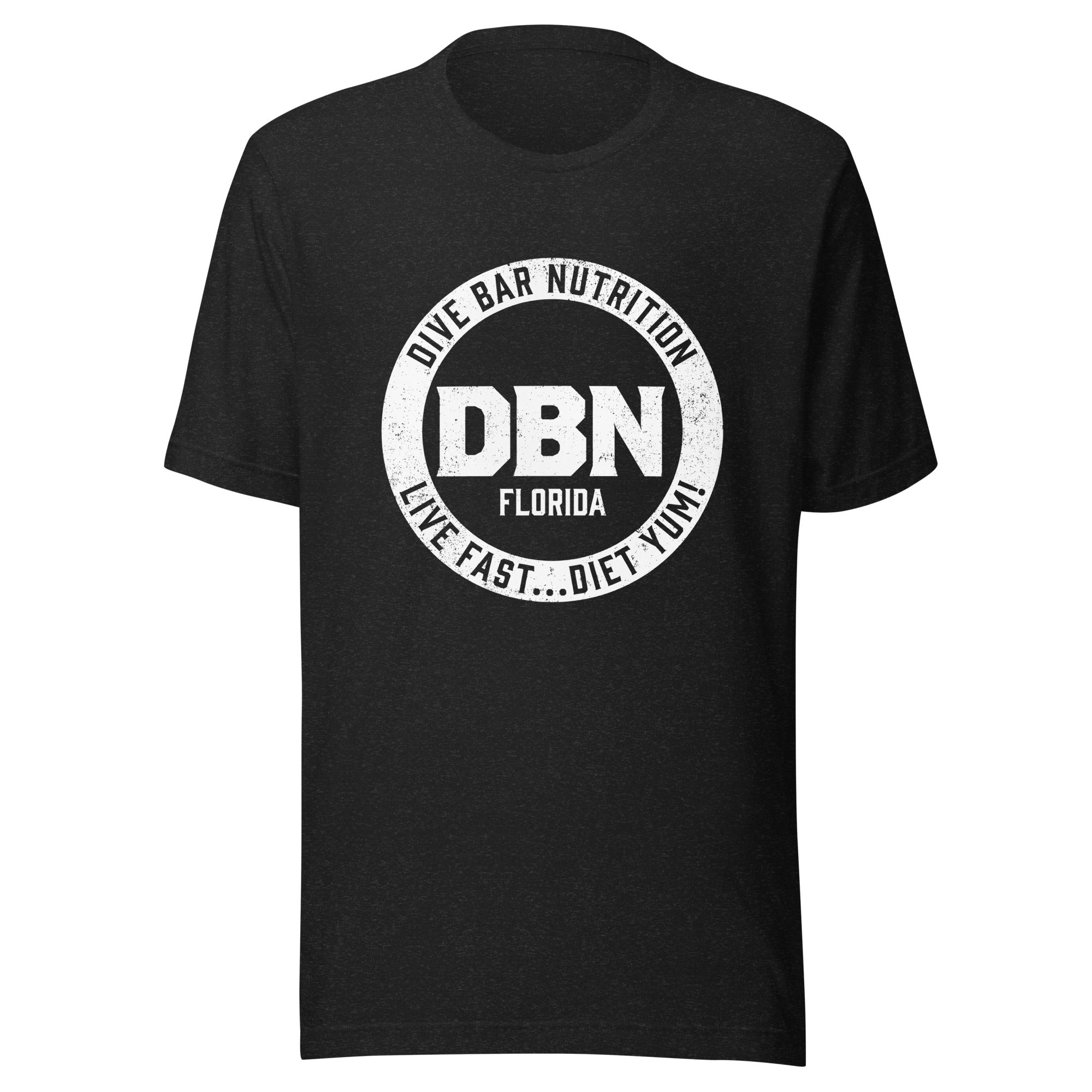 White DBN logo Unisex t-shirt