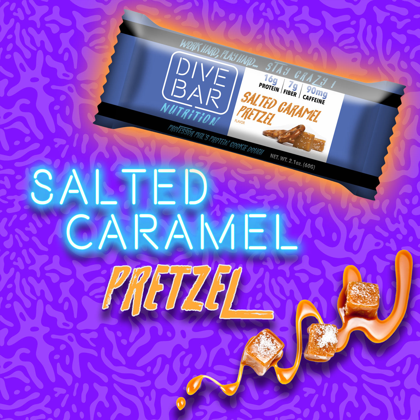 CLEARANCE Caramel Pretzel - 5 bars