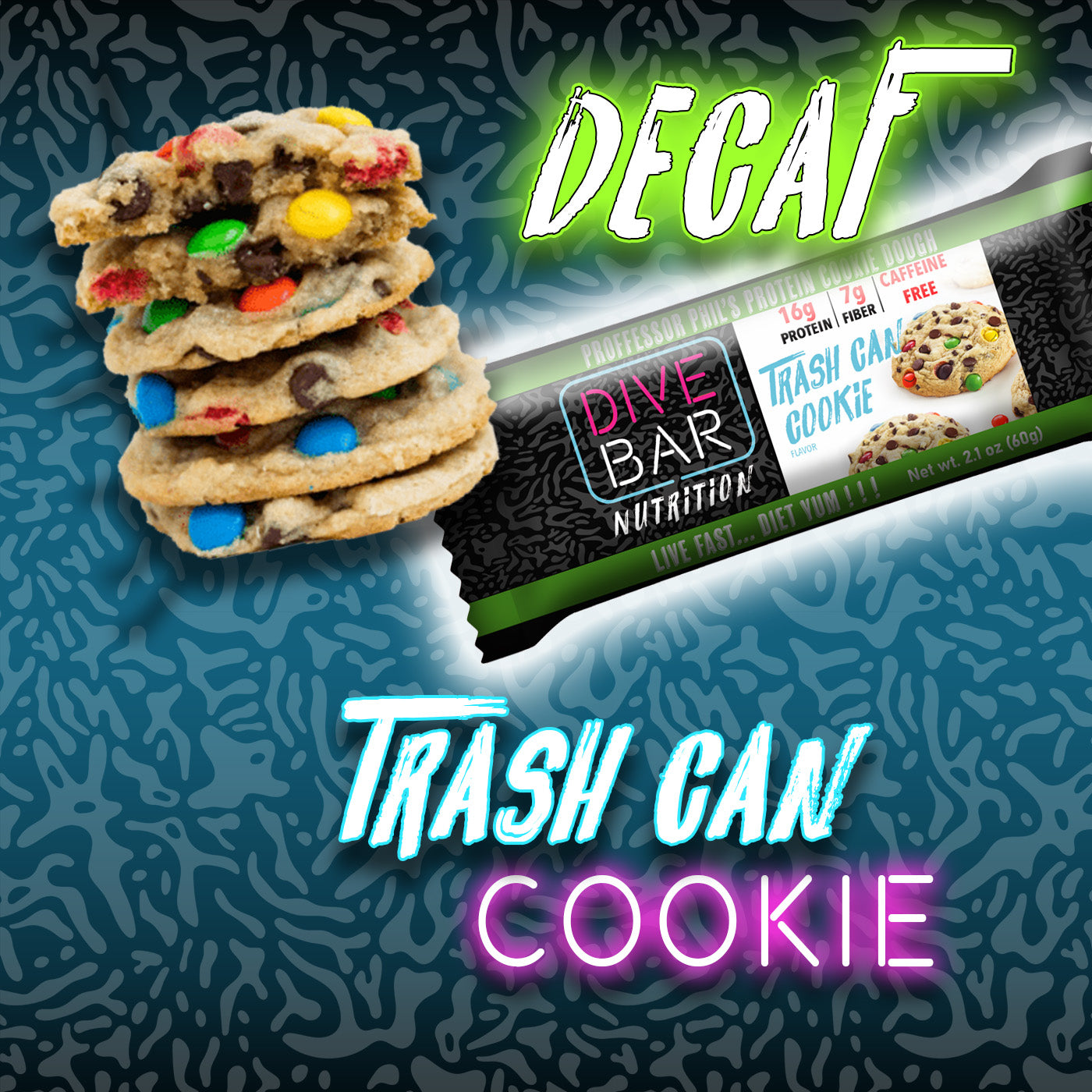 CAFFEINE FREE Trash Can Cookie, dozen